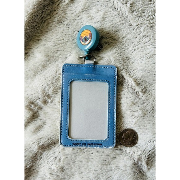 Disney’s LILO And Stitch- 1 Retractable Work Badge Holder-Used - Picture 2 of 2